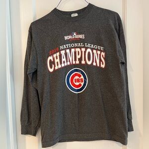 Chicago Cubs 2016 National League Champions Long Sleeve T-shirt Size M